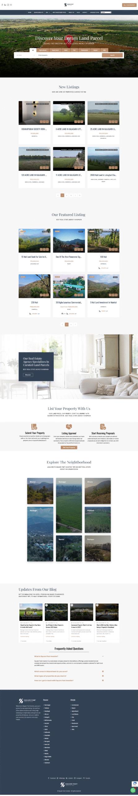 realestate website designing