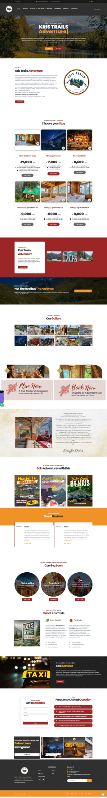 himachal tour and travel website designing